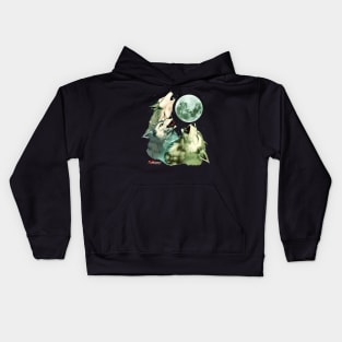 Red Horizon - 3 Power Moon Kids Hoodie